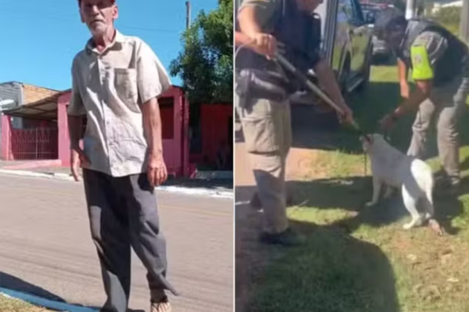 Idoso morre após ser atacado por quatro cães pitbulls no RS - (crédito: Reprodução / Redes sociais) Idoso morre após ser atacado por quatro cães pitbulls no RS - (crédito: Reprodução / Redes sociais)