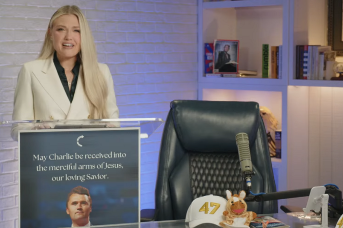 'Charlie disse que, se um dia concorresse [à presidência], sua maior prioridade seria revitalizar a família americana', declarou Erika Kirk -  (crédito: Getty Images)