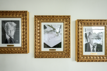 O anúncio foi feito em tom irônico no perfil oficial da Casa Branca no X - (crédito: Reprodução X) O anúncio foi feito em tom irônico no perfil oficial da Casa Branca no X - (crédito: Reprodução X)