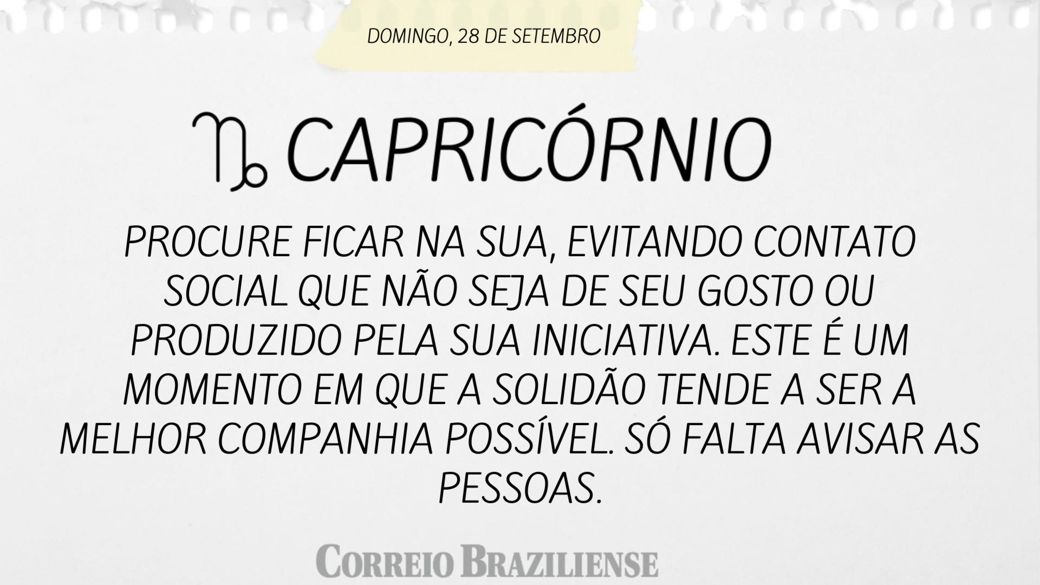 Horóscopo deste domingo