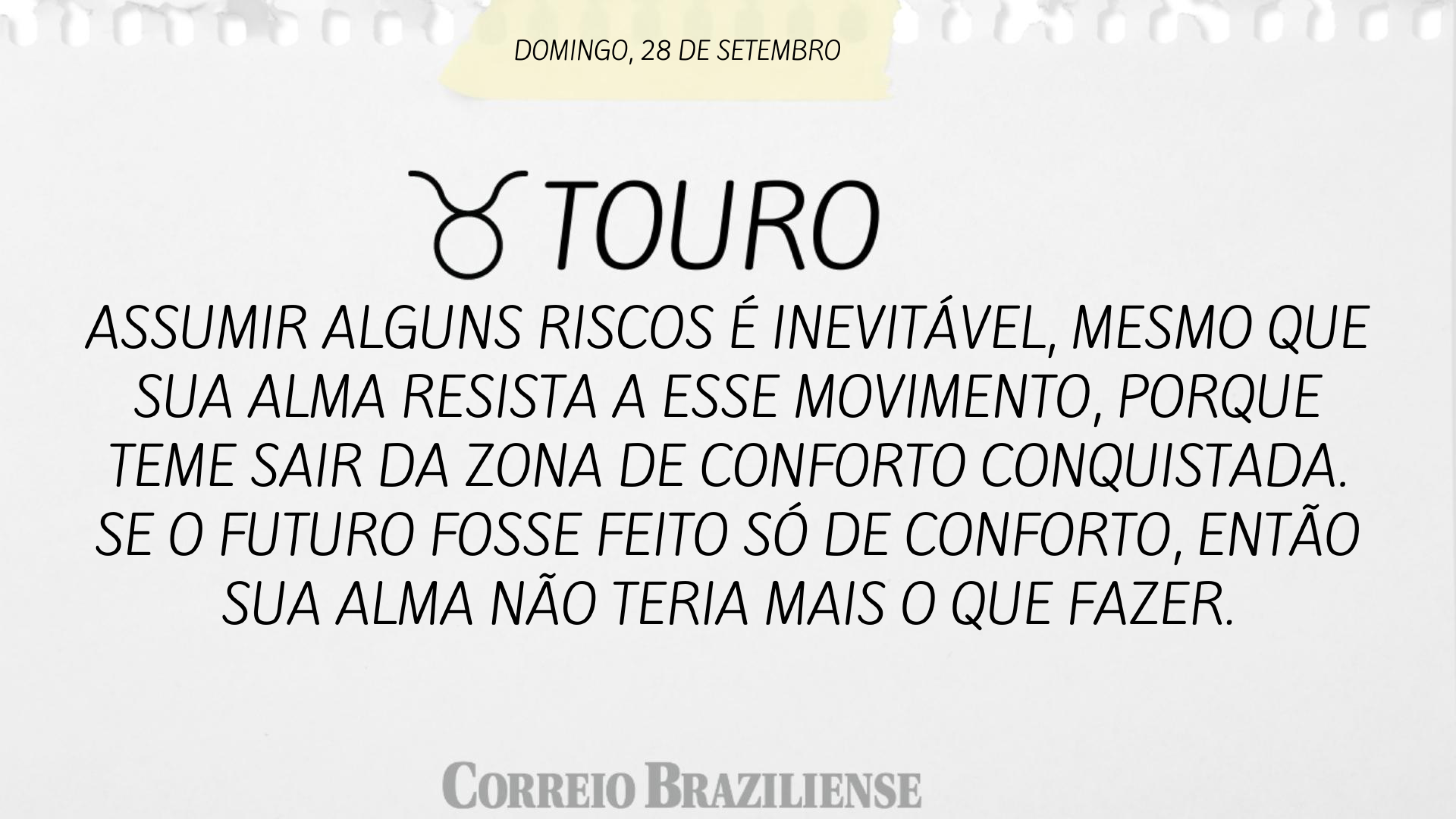 Horóscopo deste domingo