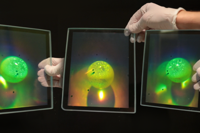 É necessário ter luz coerente para criar um padrão de interferências -  (crédito: BBC)