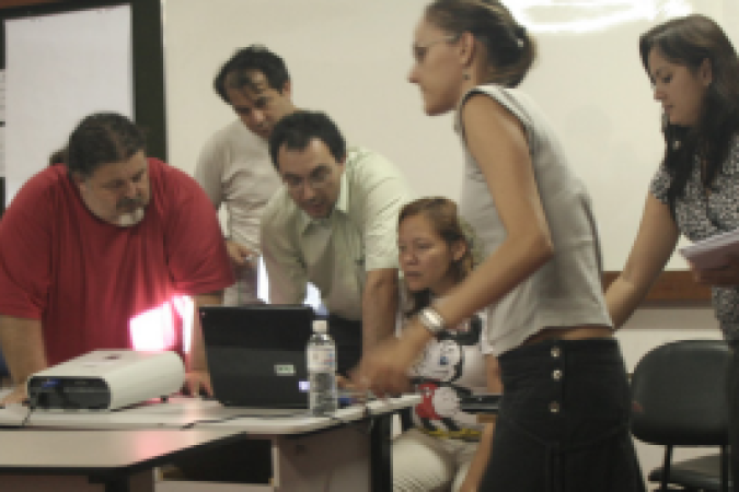 Trajano Quinhões participa de reunião em Altamira, em 2012