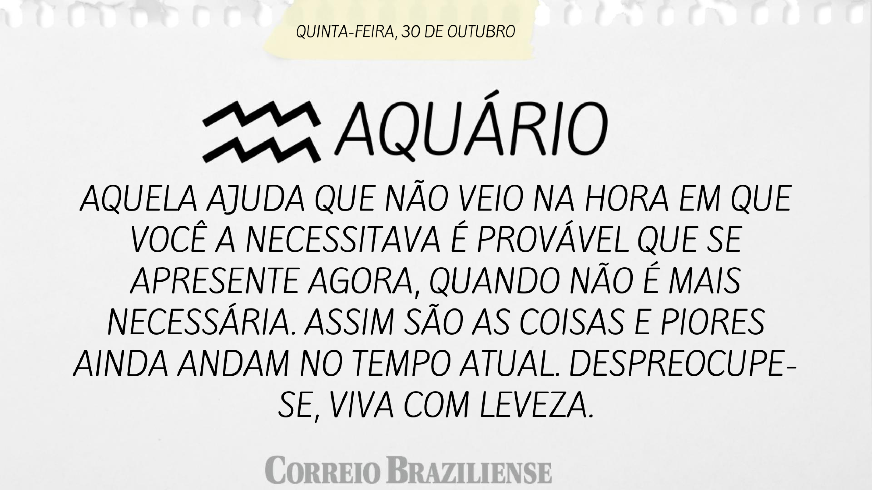 Hor&oacute;scopo desta quinta