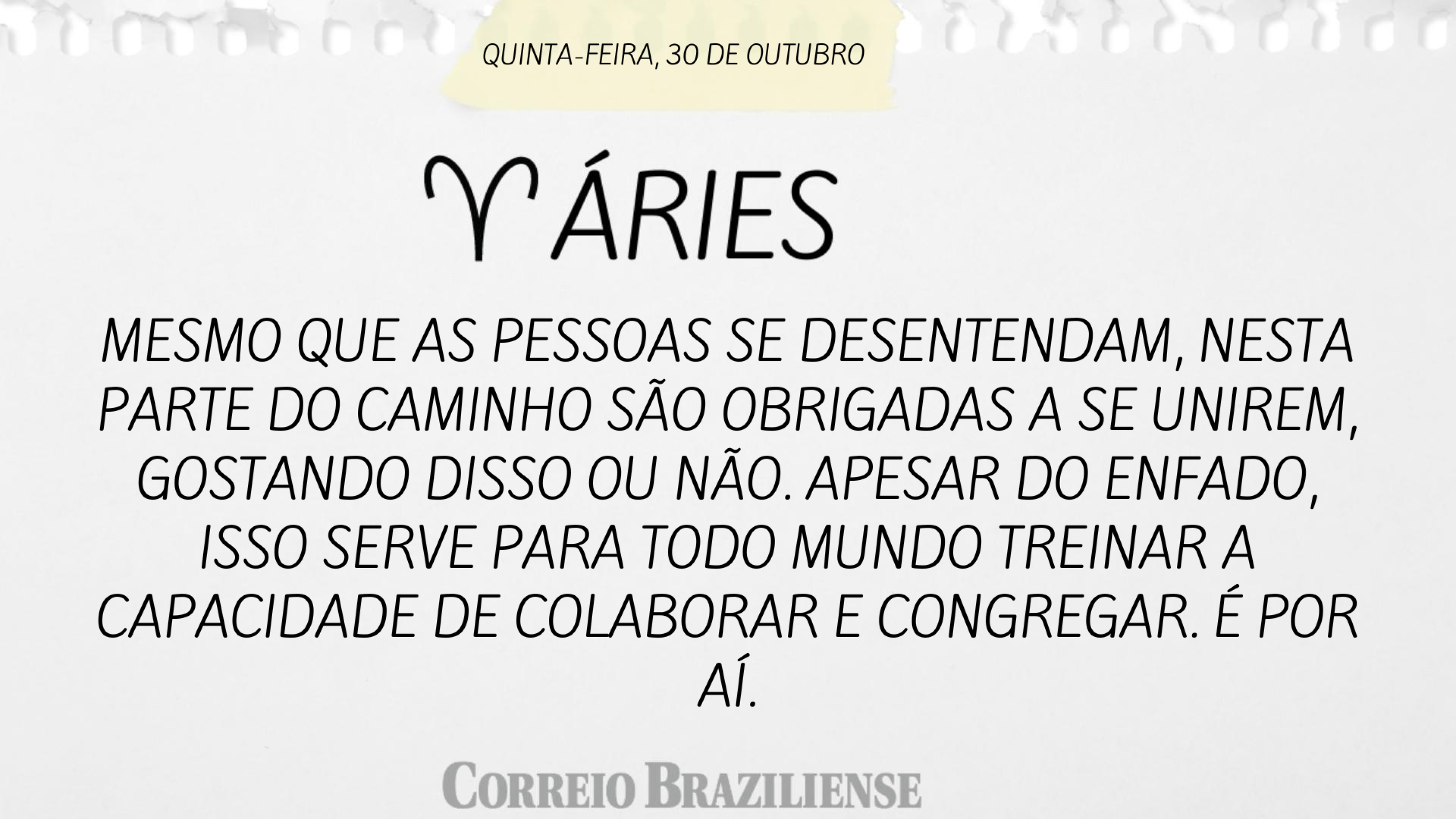 Hor&oacute;scopo desta quinta