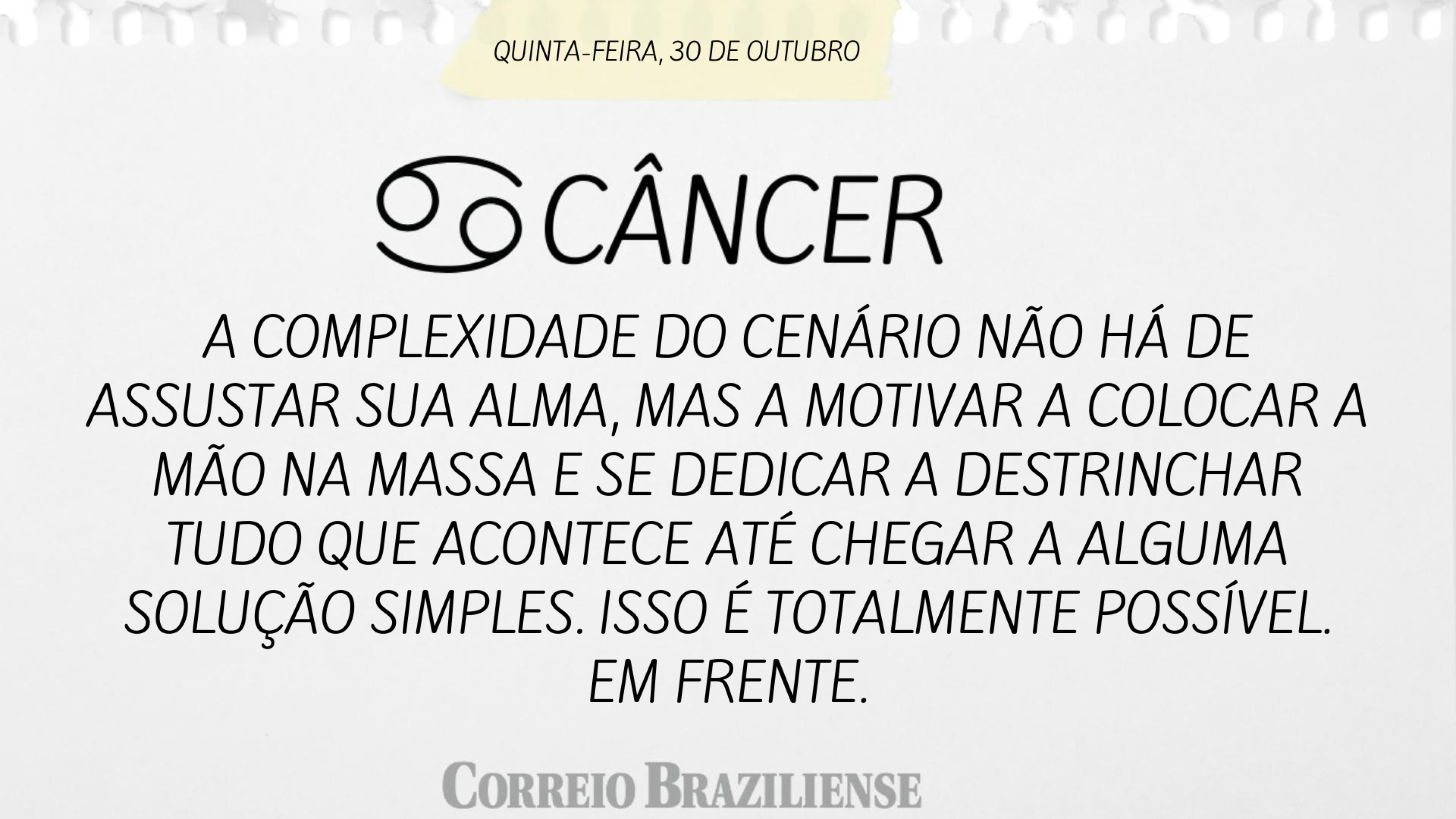 Hor&oacute;scopo desta quinta