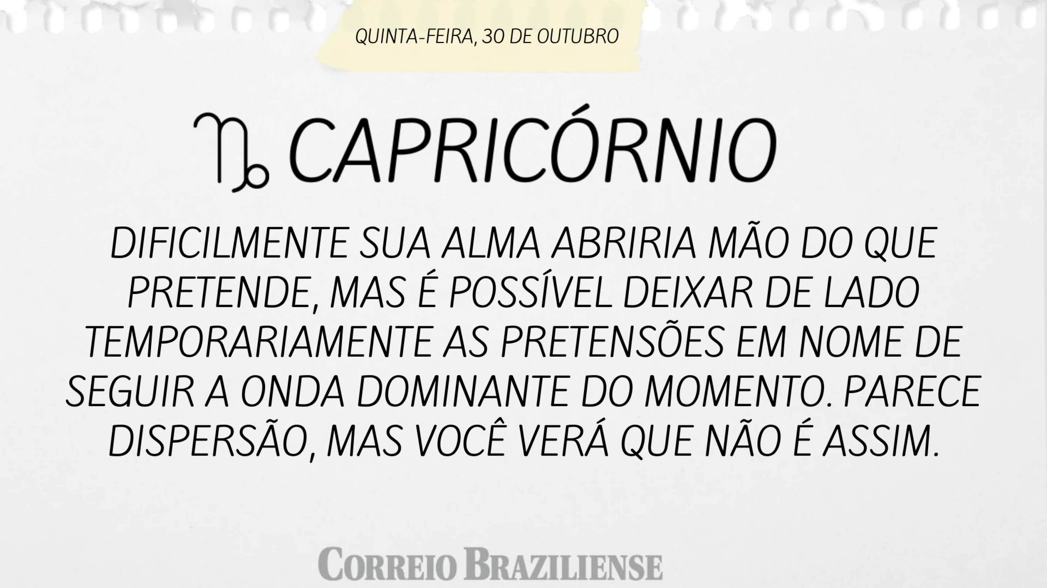 Hor&oacute;scopo desta quinta