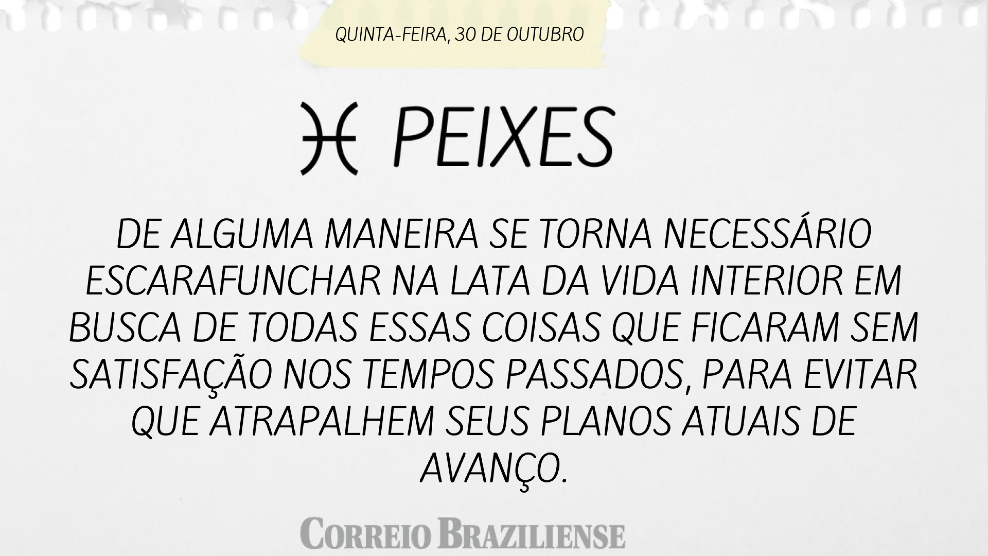 Hor&oacute;scopo desta quinta