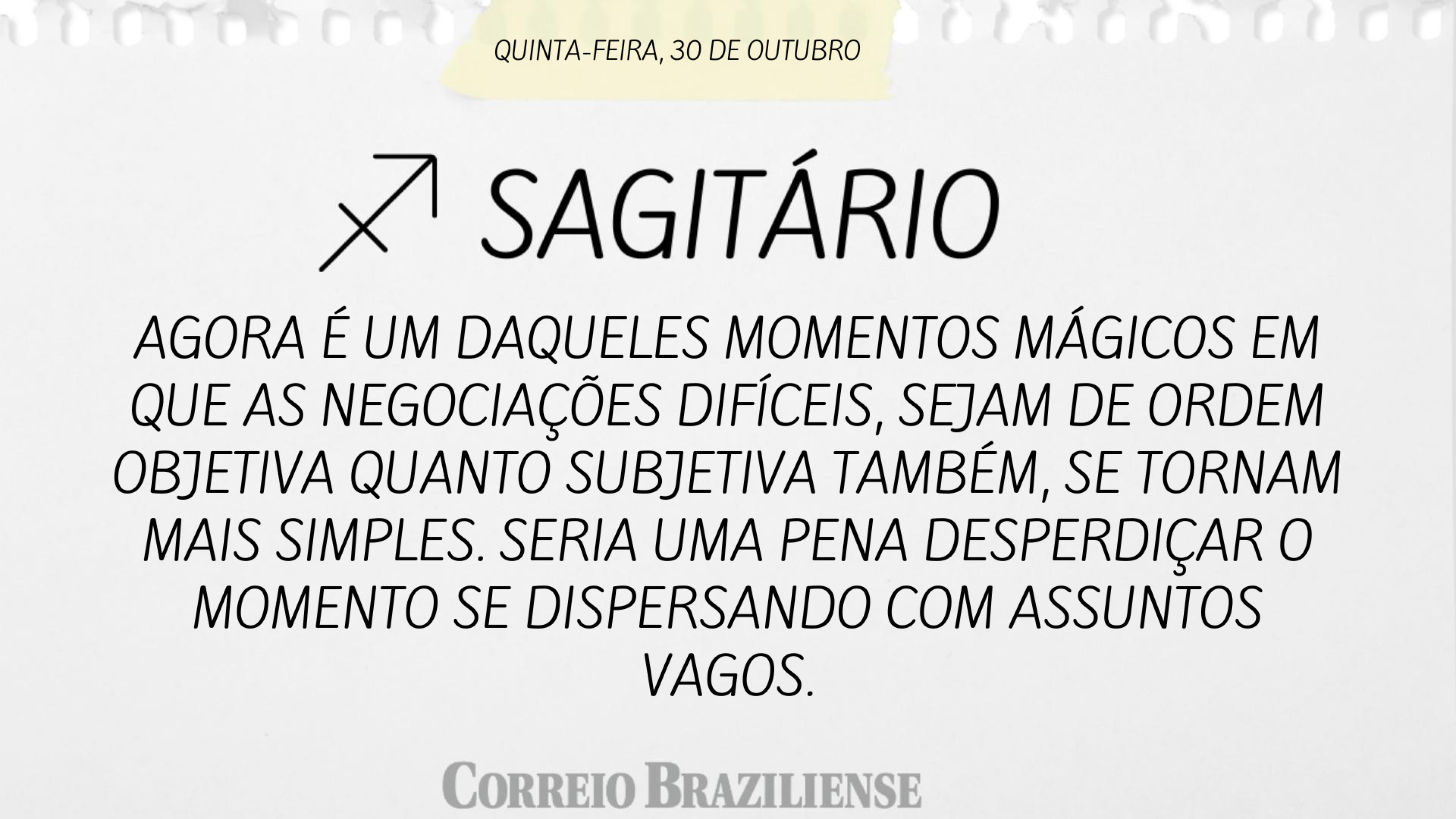 Hor&oacute;scopo desta quinta