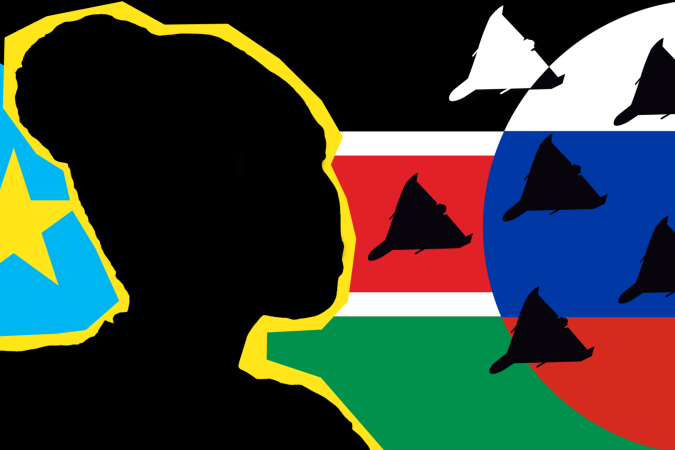 As mulheres africanas enganadas para fabricar drones russos