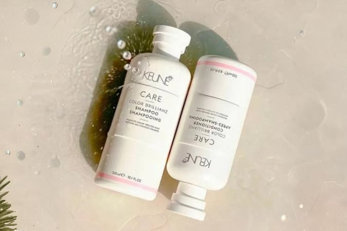 Keune lança produtos que prometem cuidar de cabelos tingidos  -  (crédito: Divulgação/Keune)