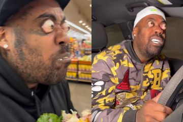 Chef Boy Bonez tem a habilidade de saltar os olhos para fora do rosto - (crédito: Reprodução/Instagram/@chefboybonez) Chef Boy Bonez tem a habilidade de saltar os olhos para fora do rosto - (crédito: Reprodução/Instagram/@chefboybonez)
