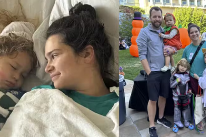Além de Jamon, Britney e Jake também são pais de duas meninas -  (crédito: Reprodução/GoFundMe)