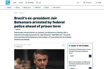 Repercussão no jornal France24