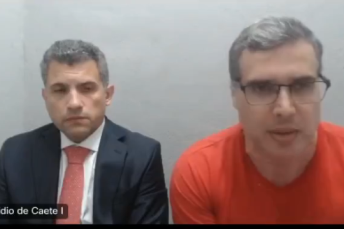 Empresário foi ouvido pela juíza Ana Carolina Rauen Lopes de Souza, do 1º Tribunal do Júri Sumariante da Comarca de Belo Horizonte - (crédito: Reprodução ) Empresário foi ouvido pela juíza Ana Carolina Rauen Lopes de Souza, do 1º Tribunal do Júri Sumariante da Comarca de Belo Horizonte - (crédito: Reprodução )