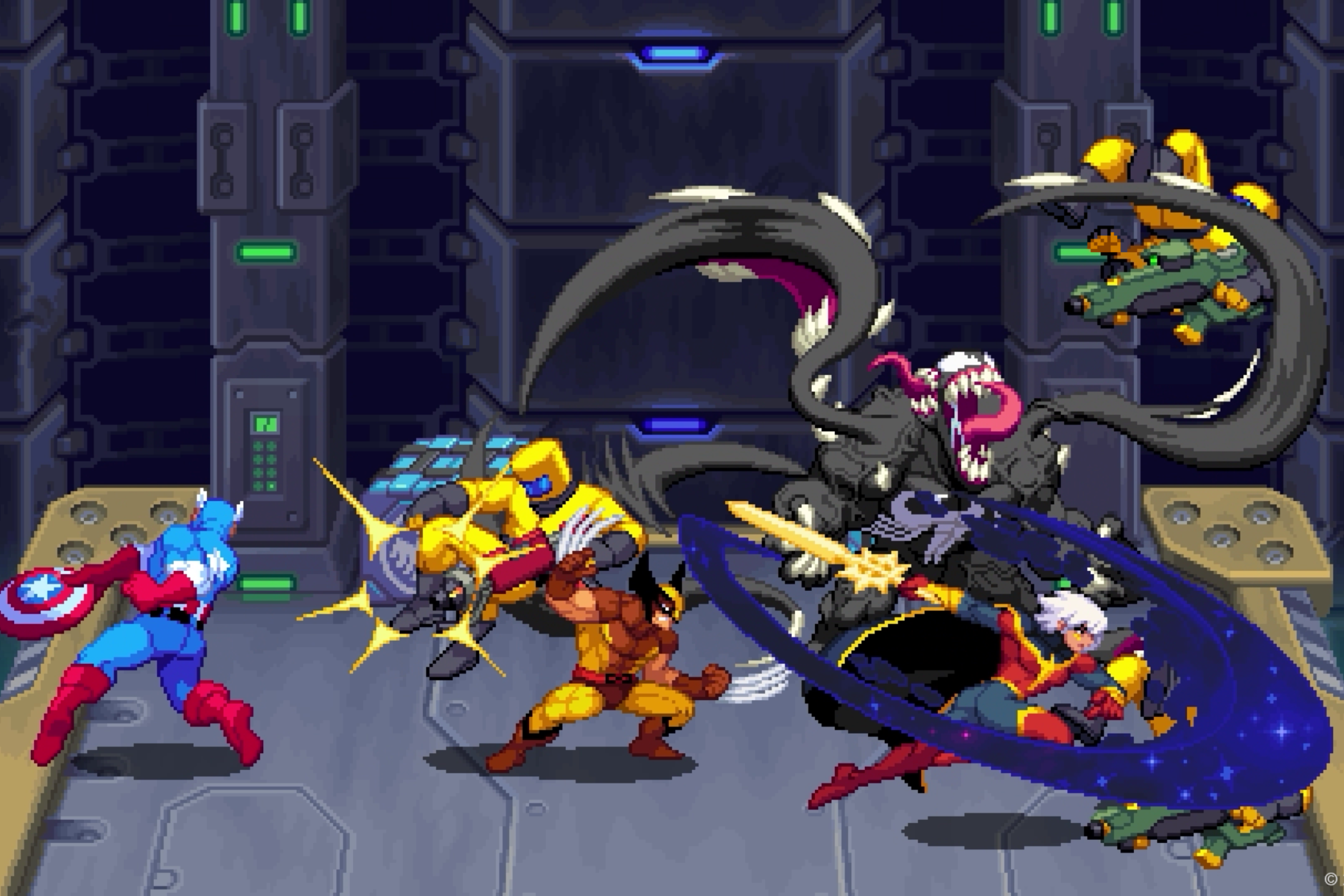 O jogo suporta até 4 jogadores jogando cooperativamente.