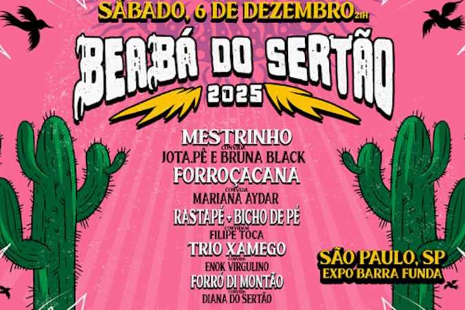 Beabá do Sertão 2025 celebra a tradição e a reinvenção do forró em SP -  (crédito: TMJBrazil)