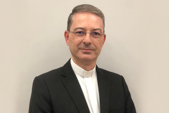 Monsenhor Evandro Campos Maria foi nomeado bispo auxiliar para a Arquidiocese de Belo Horizonte -  (crédito: ARQUIDIOCESE DE BH/DIVULGAÇÃO)