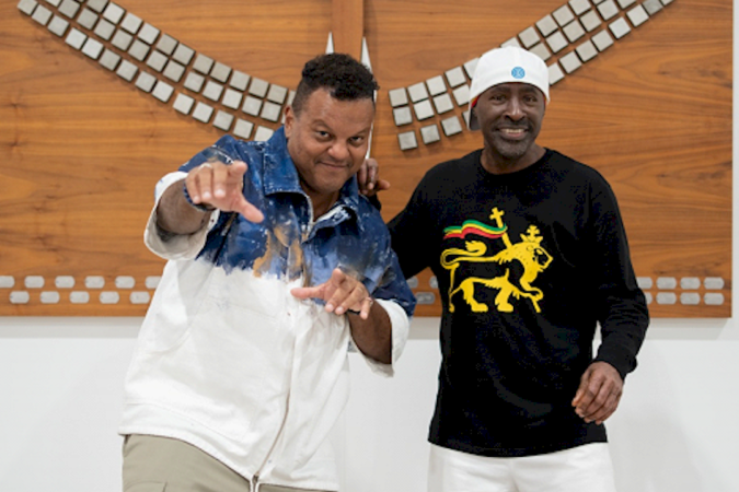 Alma Djem celebra colaboração com Pato Banton na inédita ‘Som do Amor (Sound of Love)’ - (crédito: TMJBrazil) Alma Djem celebra colaboração com Pato Banton na inédita ‘Som do Amor (Sound of Love)’ - (crédito: TMJBrazil)