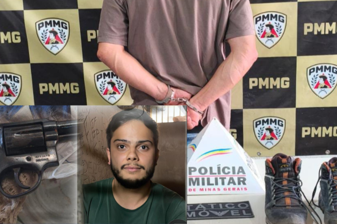 ‘Zé do Morango’ saiu de Uberaba a Caldas Novas para tentar matar suposto ex da ex-companheira - (crédito: PMMG/Reprodução) ‘Zé do Morango’ saiu de Uberaba a Caldas Novas para tentar matar suposto ex da ex-companheira - (crédito: PMMG/Reprodução)