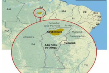 Terra Indígena Apyterewa - (crédito: Mapa de Conflitos Fiocruz ) Terra Indígena Apyterewa - (crédito: Mapa de Conflitos Fiocruz )