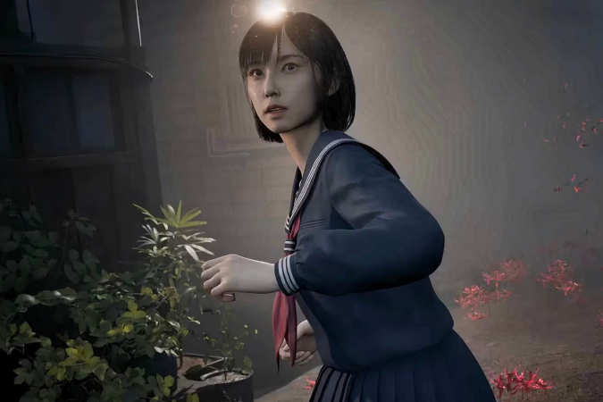Com uma protagonista asiática, Silent Hill f trouxe o jogo para o Japão e utilizou o folclore nipônico para alimentar o novo horror. - (crédito: Reprodução/Konami) Com uma protagonista asiática, Silent Hill f trouxe o jogo para o Japão e utilizou o folclore nipônico para alimentar o novo horror. - (crédito: Reprodução/Konami)