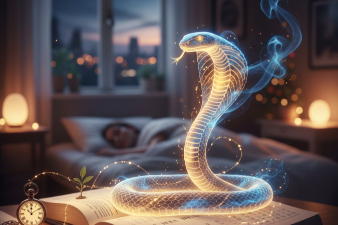 O que significa sonhar com cobra no fim de ano? Psicóloga responde - (crédito: Inteligência Artificial ) O que significa sonhar com cobra no fim de ano? Psicóloga responde - (crédito: Inteligência Artificial )