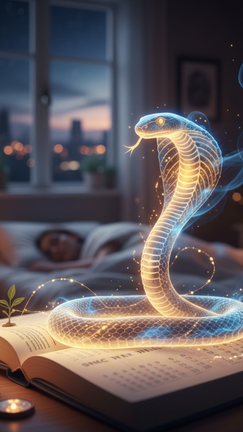 O que significa sonhar com cobra no fim de ano? Psicóloga responde -  (crédito: Inteligência Artificial )