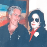 Michael Jackson em foto com Epstein  -  (crédito: Departamento de Justi&ccedil;a dos EUA)