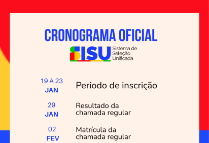 Cronograma oficial do SIsu 2026 -  (crédito: Divulgação/Correio Braziliense)