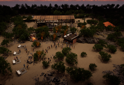 Evento ocorreu próximo ao Centro Histórico da cidade -  (crédito: @reservaandorinhas/Divulgação) -Evento ocorreu próximo ao Centro Histórico da cidade -  (crédito: @reservaandorinhas/Divulgação)