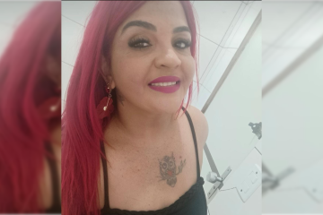 Vítima avistou os suspeitos e tentou correr para dentro de casa -  (crédito: Redes sociais)