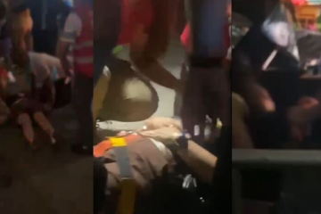 Arquibancada do camarote cedeu repentinamente enquanto havia pessoas no local


 -  (crédito: Reprodução/ Redes sociais )