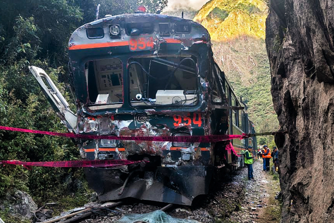 O que sabe sobre o acidente de trem que matou uma pessoa e deixou dezenas feridas em rota para Machu Picchu - (crédito: Carolina Paucar / AFP via Getty Images) O que sabe sobre o acidente de trem que matou uma pessoa e deixou dezenas feridas em rota para Machu Picchu - (crédito: Carolina Paucar / AFP via Getty Images)