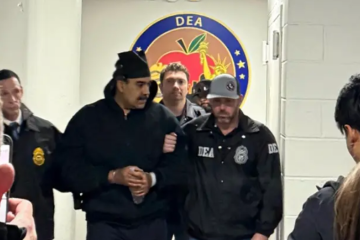 Nicolás Maduro chega à Nova York após ser capturado na Venezuela -  (crédito: Reprodução)