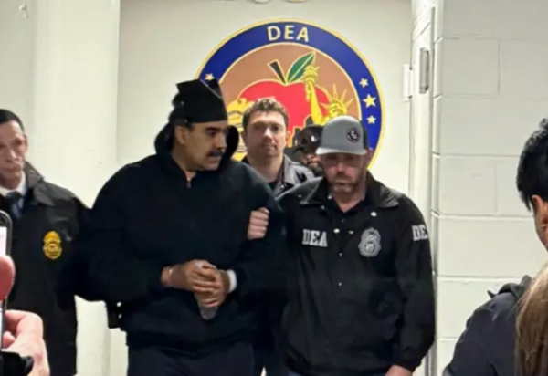 Nicolás Maduro chega à Nova York após ser capturado na Venezuela -  (crédito: Reprodução)