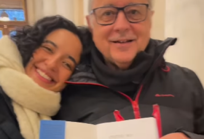 Mariana relatou que, após a descoberta, o professor passou a registrar o momento em fotos -  (crédito: Reprodução/Instagram/@maripcl)