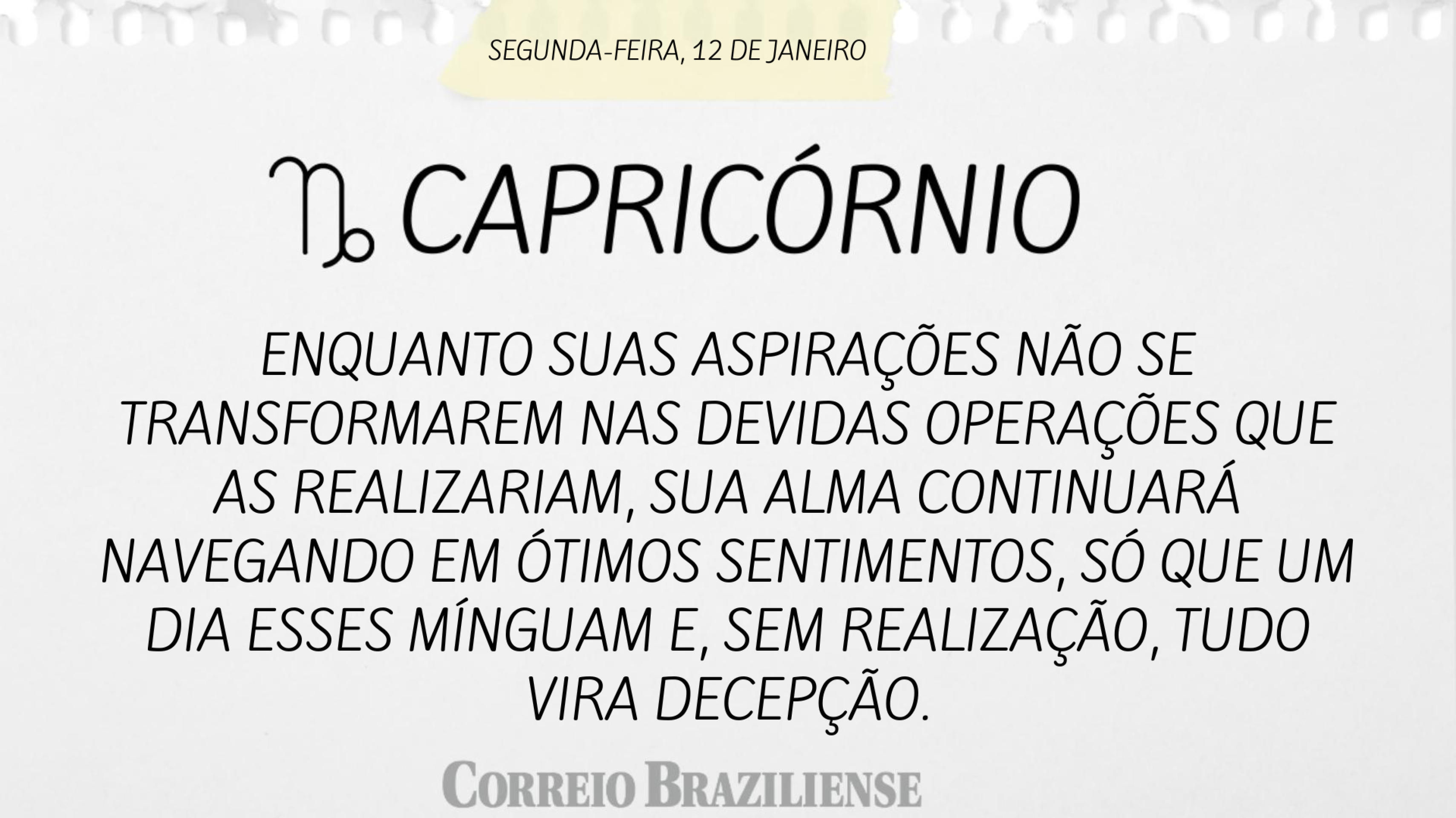 Hor&oacute;scopo desta segunda-feira