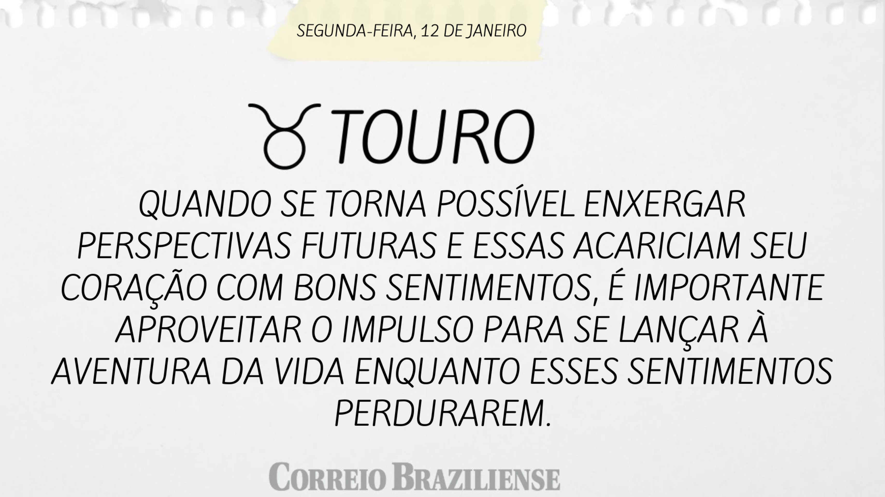 Hor&oacute;scopo desta segunda-feira