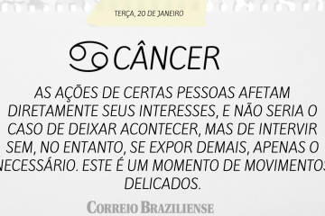 Horóscopo | 20 de janeiro 