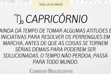Horóscopo | 20 de janeiro 
