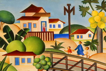 Uma das obras presentes na exposição é 'O Mamoeiro' (1925), Tarsila do Amaral | Pintura, óleo sobre tela, 65 x 70 cm -  (crédito: Divulgação)
