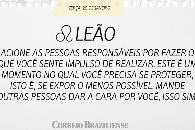 Horóscopo | 20 de janeiro 