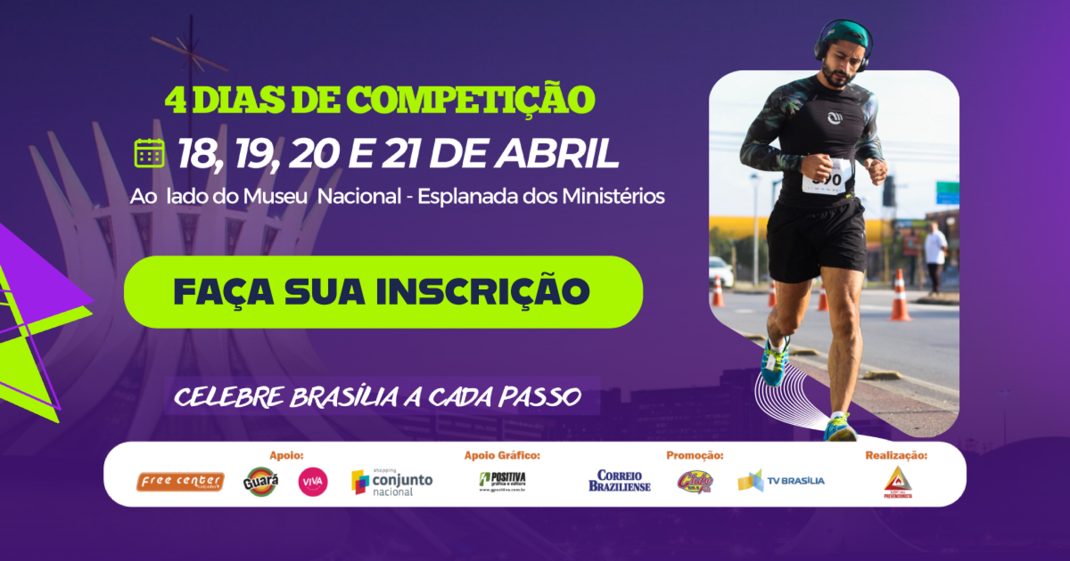 Capa Módulo Especiais Maratona Brasília 2026
 -  (crédito: CB Brands)