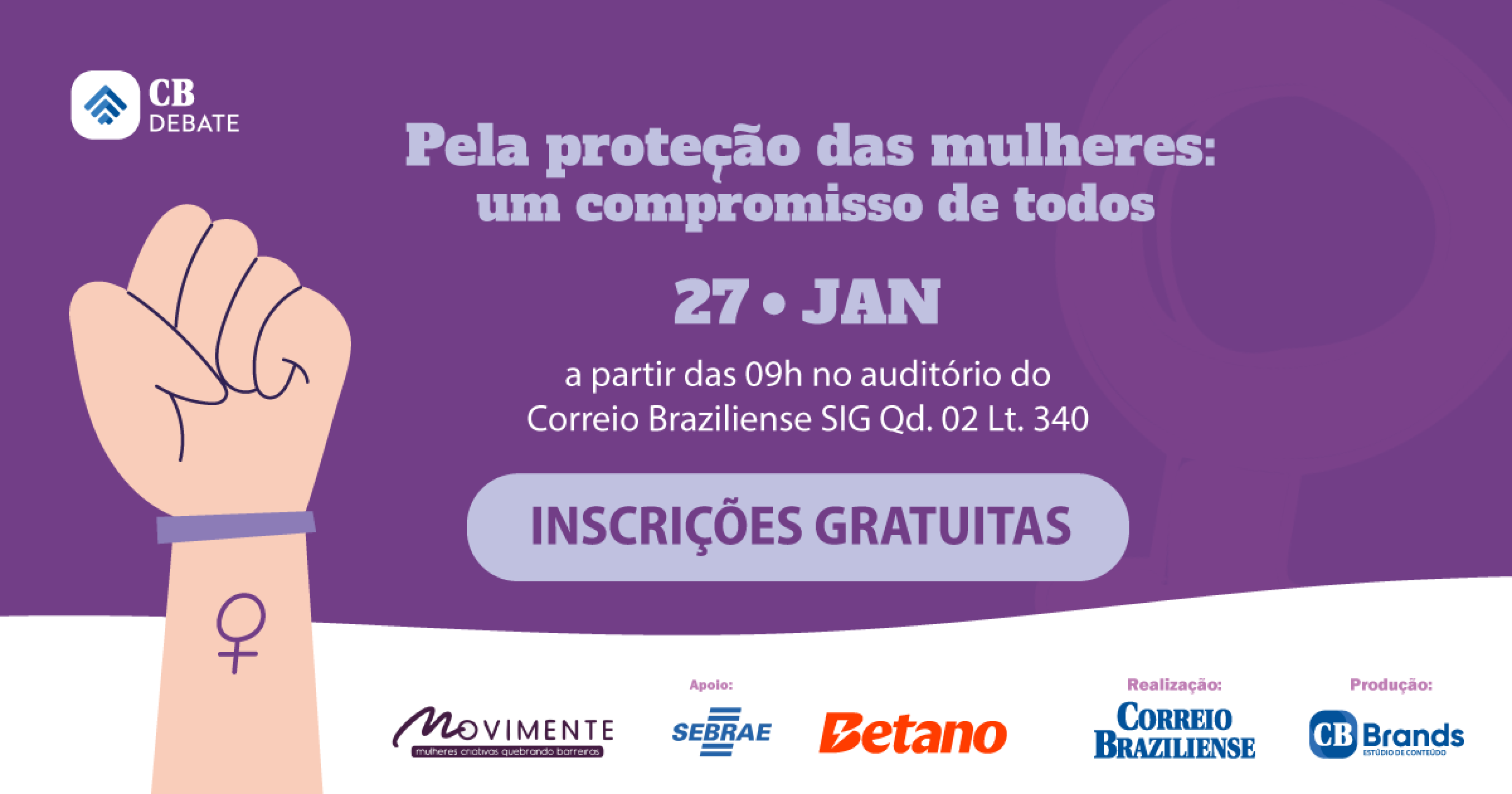 Pela proteção das mulheres: um compromisso de todos -  (crédito: CB Brands)