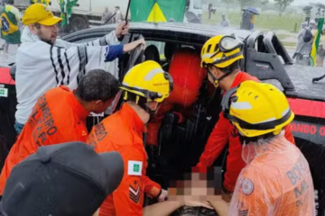 ‘Não me arrependo’, diz mulher atingida por raio em mobilização de Nikolas - Reprodução/Redes Sociais