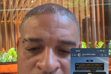 Adriano Imperador denuncia golpe de Whatsapp - (crédito: Reprodução Instagram) Adriano Imperador denuncia golpe de Whatsapp - (crédito: Reprodução Instagram)