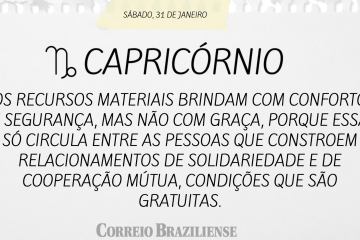 Horóscopo deste sábado