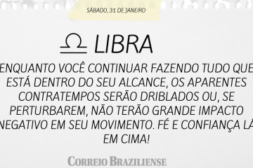 Horóscopo deste sábado