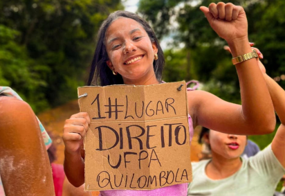 Olívia Natalina, 18, comemora aprovação em direito pela UFPA -  (crédito: Arquivo pessoal)